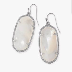 Kendra Scott Elle Silver Drop Earrings